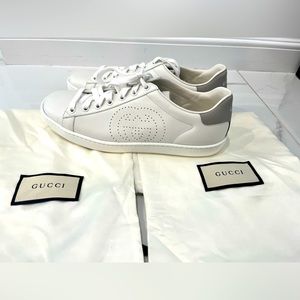 Gucci Ace Leather Sneakers - Size 8